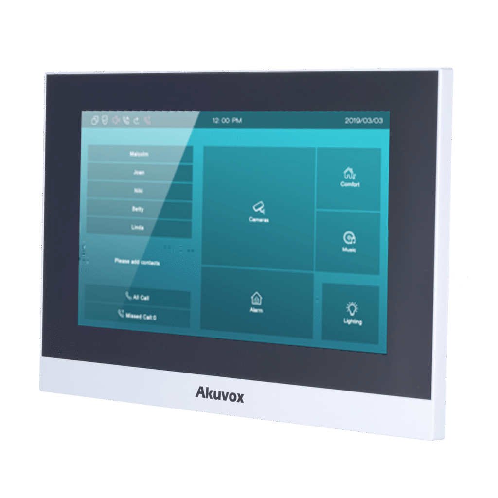 Binnenmonitor 7 inch, zwart